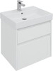 Тумба с раковиной Aquanet Nova Lite 60 белый (2 ящика)