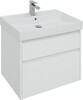 Тумба с раковиной Aquanet Nova Lite 75 белый (2 ящика)