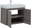 Тумба с раковиной Aquanet Nova Lite 75 дуб рошелье (2 дверцы)