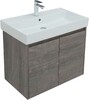 Тумба с раковиной Aquanet Nova Lite 75 дуб рошелье (2 дверцы)