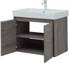 Тумба с раковиной Aquanet Nova Lite 75 дуб рошелье (2 дверцы)