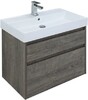 Тумба с раковиной Aquanet Nova Lite 75 дуб рошелье (2 ящика)