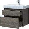 Тумба с раковиной Aquanet Nova Lite 75 дуб рошелье (2 ящика)