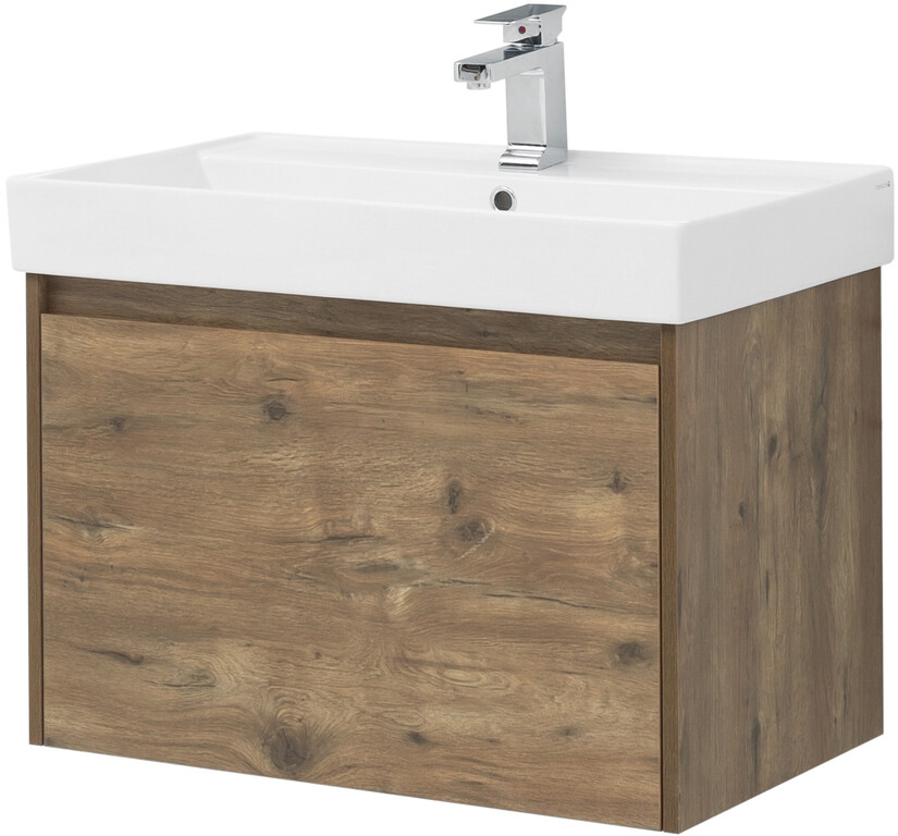 Тумба с раковиной Aquanet Nova Lite 75 дуб рустикальный (1 ящик)
