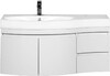 Тумба с раковиной Aquanet Опера 115 L белый (2 дверцы 2 ящика)