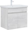 Тумба с раковиной Aquanet Оптима 70 бетон пайн (1 ящик, 2 дверцы)