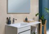 Тумба с раковиной Aquanet Токио 110 L белый (подвесная, 1 ящик)