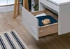 Тумба с раковиной Aquanet Токио 110 R белый (подвесная, 1 ящик)