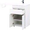 Тумба с раковиной Aquanet Токио 120 R белый (напольная, 1 ящик, 2 дверцы)