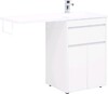 Тумба с раковиной Aquanet Токио 120 R белый (напольная, 1 ящик, 2 дверцы)
