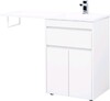 Тумба с раковиной Aquanet Токио 120 R белый (напольная, 1 ящик, 2 дверцы)