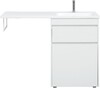 Тумба с раковиной Aquanet Токио 120 R белый (напольная, 1 ящик)