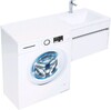 Тумба с раковиной Aquanet Токио 120 R белый (подвесная, 1 ящик)