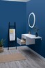 Тумба с раковиной Aquanet Токио 130 L белый (подвесная, 1 ящик)