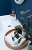Тумба с раковиной Aquanet Токио 130 L белый (подвесная, 1 ящик)