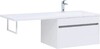 Тумба с раковиной Aquanet Токио 130 R белый (подвесная, 1 ящик)