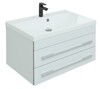 Тумба с раковиной Aquanet Верона 75 New белый матовый