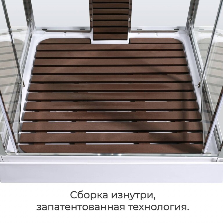 Душевая кабина AvaCan Z1910LEDMT 100x100