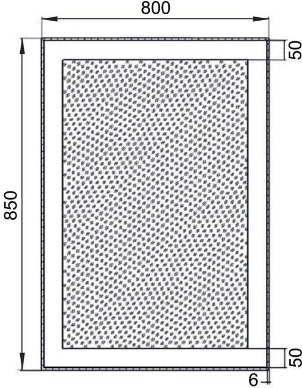 Зеркало Aquanet Алассио 8085 LED