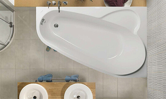 Акриловая ванна Vagnerplast Selena 160x105 R