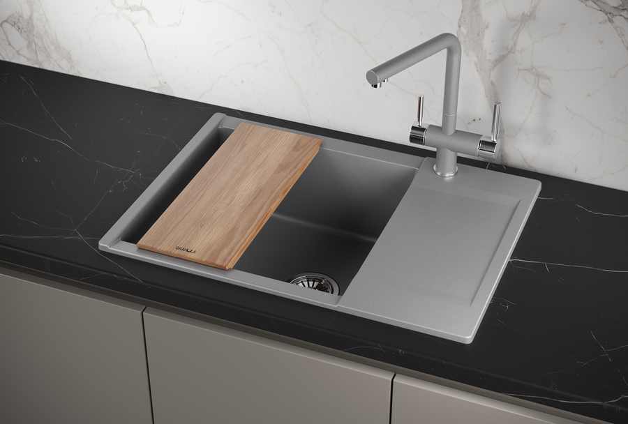 Мойка для кухни Granula Estetica 7003 АЛЮМИНИУМ