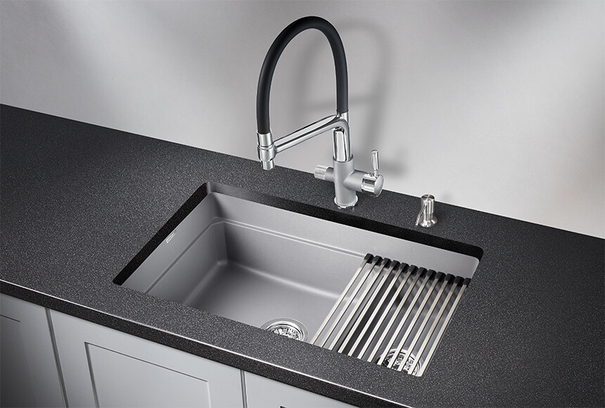 Мойка для кухни Granula Kitchen Space 7304U АЛЮМИНИУМ