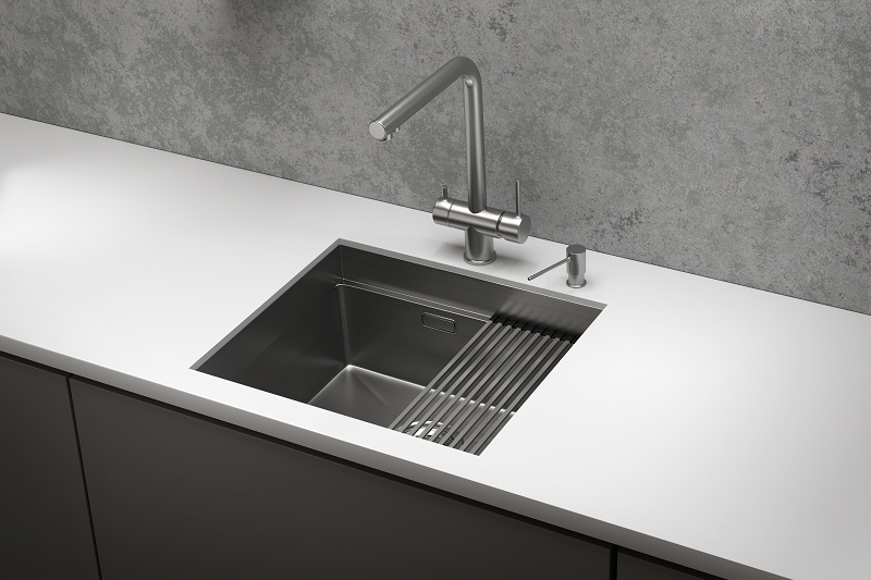 Мойка для кухни Granula Kitchen Space 5045U СТАЛЬ САТИН