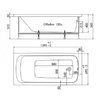 Акриловая ванна 1ACReal Gamma 140x70