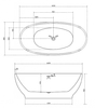 Акриловая ванна Abber AB9207MB 165x80