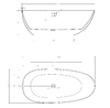 Акриловая ванна Abber AB9211MB 170x80