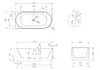 Акриловая ванна Abber AB9438-1.7 L 170x80