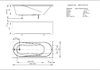 Акриловая ванна Акватек Либерти 150x70