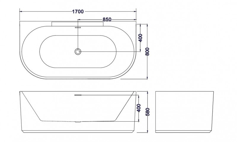 Акриловая ванна Esbano Aruba SM 170x80