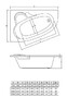 Акриловая ванна C-Bath Atlant 140x100 L