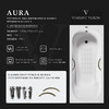 Чугунная ванна Vinsent Veron Aura 150x75x42 с бронзовыми ручками и а/п