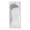 Чугунная ванна Vinsent Veron Aura 150x75x42 с ручками цвет никель