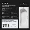Чугунная ванна Vinsent Veron Aura 150x75x42 с ручками цвет никель