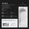 Чугунная ванна Vinsent Veron Aura 150x75x42 с ручками цвет никель и а/п