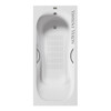 Чугунная ванна Vinsent Veron Aura 150x75x42 с ручками оружейная сталь и а/п