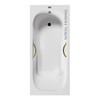 Чугунная ванна Vinsent Veron Aura 150x75x42 с золотыми ручками