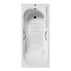 Чугунная ванна Vinsent Veron Aura 170x70x42 с хромированными ручками и а/п