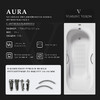 Чугунная ванна Vinsent Veron Aura 170x70x42 с ручками оружейная сталь и а/п