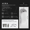 Чугунная ванна Vinsent Veron Aura 170x75x42 с хромированными ручками и а/п