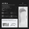 Чугунная ванна Vinsent Veron Aura 170x75x42 с ручками оружейная сталь и а/п