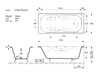 Чугунная ванна Vinsent Veron Aura 170x75x42