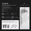 Чугунная ванна Vinsent Veron Aura 180x80x45 с хромированными ручками и а/п