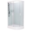 Душевая кабина Frank F412L White Б/К 120x80