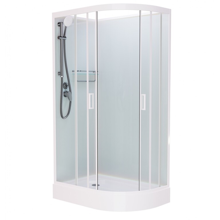 Душевая кабина Frank F412L White Б/К 120x80