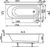 Акриловая ванна Vagnerplast Kasandra 170x70