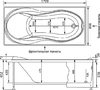 Акриловая ванна Aquanet Grenada 180x90